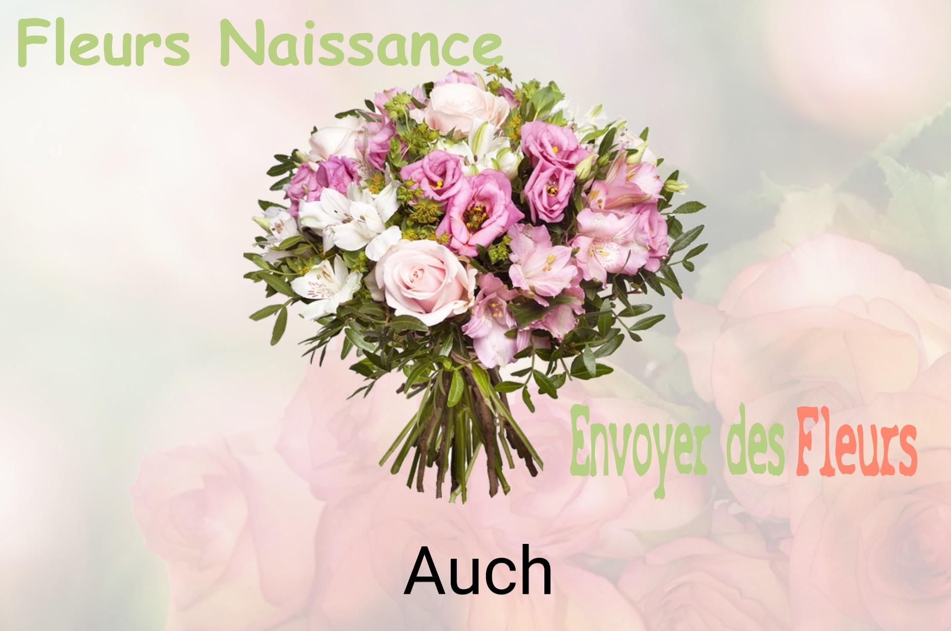 Bouquet de fleurs de naissance livré à Auch